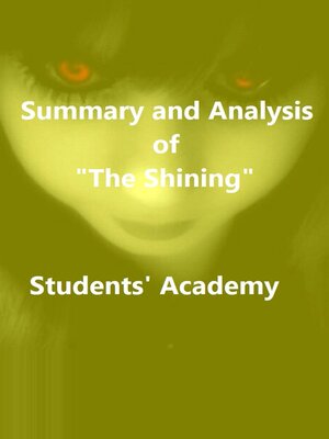cover image of Summary and Analysis of "The Shining"